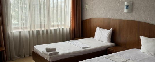 Номер комфорт с 2 односпальными кроватями в Отель-Кавказ