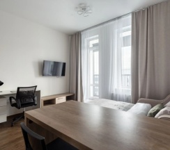 Апартаменты c 1 комнатой с балконом в Апартаменты Eliza Home на Торфяной дороге