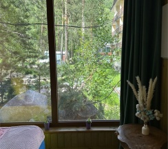 Четырёхместный номер с видом на лес и горы в 7 Небо