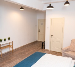 Стандартный номер с одной двуспальной кроватью в Smart Hotel Kantemirovsky