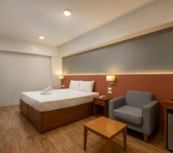 Двухместный номер Deluxe двуспальная кровать в Ihotel Uptown Bgc