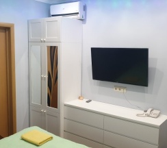Люкс с красивым видом из окна в Sauna Luxe