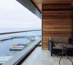 1 категория Гостиничный с видом на море (1 доп. место) в Изумрудное