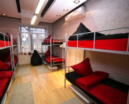 Кровать в общем номере в Хостелы рус Коломенская