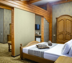 Двухместный номер Deluxe с красивым видом из окна двуспальная кровать в Chalet
