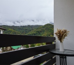 Апартамент семейный двухкомнатный четырехместный с кухней и двумя балконами в Панорама Гор