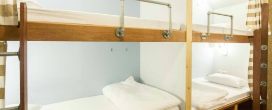 Двухместный номер Standard двухъярусная кровать в Barn and Bed Hostel