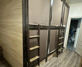 Кровать в 6-местном общем номере (без окна) в Dream hostel