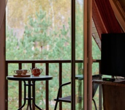 Домик двухуровневый с сауной и дровяным камином в Алино