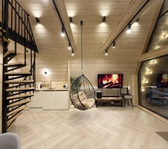 Семейный номер Superior с 2 комнатами в Live Glamp