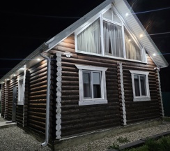 Коттедж с красивым видом из окна в Lякабанья