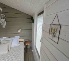 Коттедж с красивым видом из окна в Бали