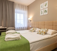Санаторий - двухместный номер с одной большой кроватью в Полисть