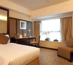 Двухместная номер студия с видом на океан двуспальная кровать в Royal View Hotel