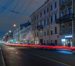 Студия Дуплекс с видом на город в Квартира Семейная Cтудия БомбФлат на Гороховой