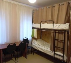 Кровать в 6-местном общем номере (общие удобства) в Lectus