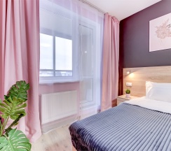 106, Евро-двухкомнатные апартаменты ЖК "LIKE" (Метро Площадь Мужества, 10 минут пешком) в Rauktis apartments