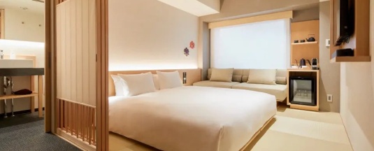 Двухместный номер Corner 2 отдельные кровати в Agora Kyoto Karasuma