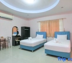 Двухместный номер Deluxe 2 отдельные кровати в Arthit-Thai Orchard & Resort