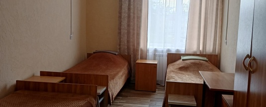 Номер эконом с 3 односпальными кроватями (общие удобства) в Ефремов
