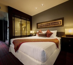 Двухместный семейный номер Standard 2 отдельные кровати в A-One Bangkok Hotel
