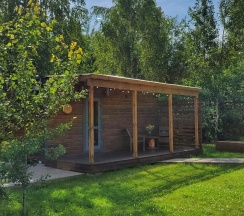 Дом с террасой в Wood place