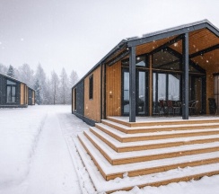 Барнхаус с личной сауной и мангальной зоной в Веслево Клуб