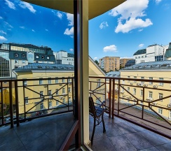 Делюкс с балконом в The Rooms Boutique Hotel