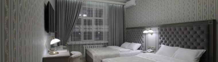 Стандарт с двумя двуспальными кроватями в Old town hotel