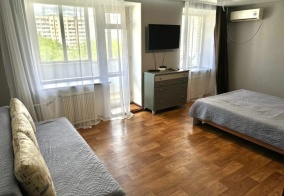 Апартаменты Квартира 1-комн (3чел) ApartLand Первостроителей Аллея Труда центр в Комсомольске-на-Амуре