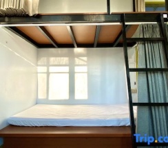 Кровать в общем номере (мужской номер) в Bayhouse Hostel Penghu
