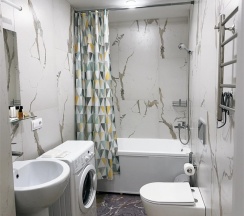 Апартаменты двухкомнатные четырехместные  (улучшенные) с балконом в Polikariya