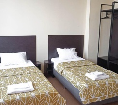 3-местный номер стандарт с 3 односпальными кроватями в Smart Hotel KDO Челябинск