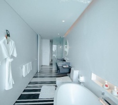 Двухместный люкс с красивым видом из окна двуспальная кровать в Veranda Resort & Villas Hua Hin - Cha Am