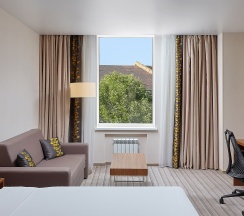 Стандартный номер с двуспальной кроватью в Hilton Garden inn Kaluga