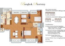 Апартаменты с 3 комнатами в Bangkok Shortstay 2 3Br Sukhumvit