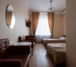 Номер стандарт с 2 односпальными кроватями в Djump hotel