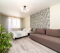 Апартаменты c 1 комнатой с красивым видом из окна в Апартаменты Однокомнатные рядом с рестораном Друзья