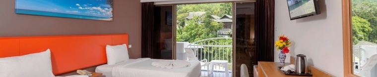 Двухместный номер Deluxe 2 отдельные кровати в patong 7days hotel premium