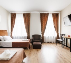 Номер комфорт с двумя отдельными кроватями в Имидж