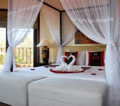 Одноместное бунгало с видом на сад в Poshanu Resort