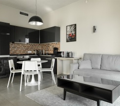 Family апартамент для 6-ти гостей с видом на город в Sv Loft Apart