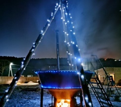 Коттедж А-Frame в Побег из квартиры