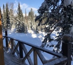 Студия с террасой в SkiPark