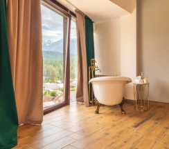 Двухместный семейный номер Deluxe с красивым видом из окна двуспальная кровать в Grand shale