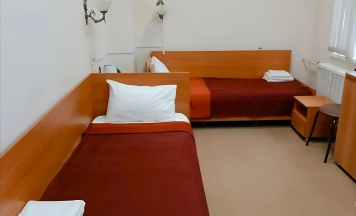 Номер стандарт с 4 односпальными кроватями в Smart Hotel KDO Курган