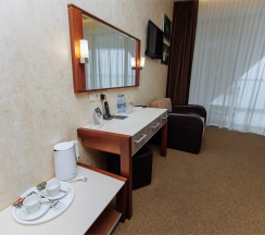 1 категория Гостиничный с видом на море (1 доп. место) в Изумрудное