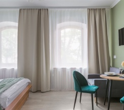 Апартаменты для троих гостей с 1 большой кроватью (3й или 4й этаж) в Rent Apartment SPb Forte