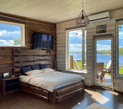 Коттедж с террасой в Chuchemlya eco village