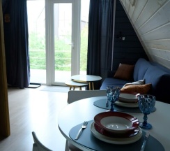 A-Frame №2 (оснащение дома, стоимость банного чана и бани см. Подробнее) в Dacha